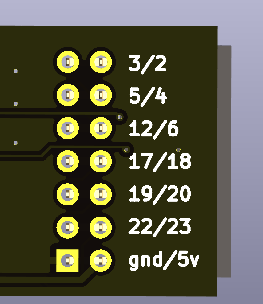 Picture of GPIO Pins
