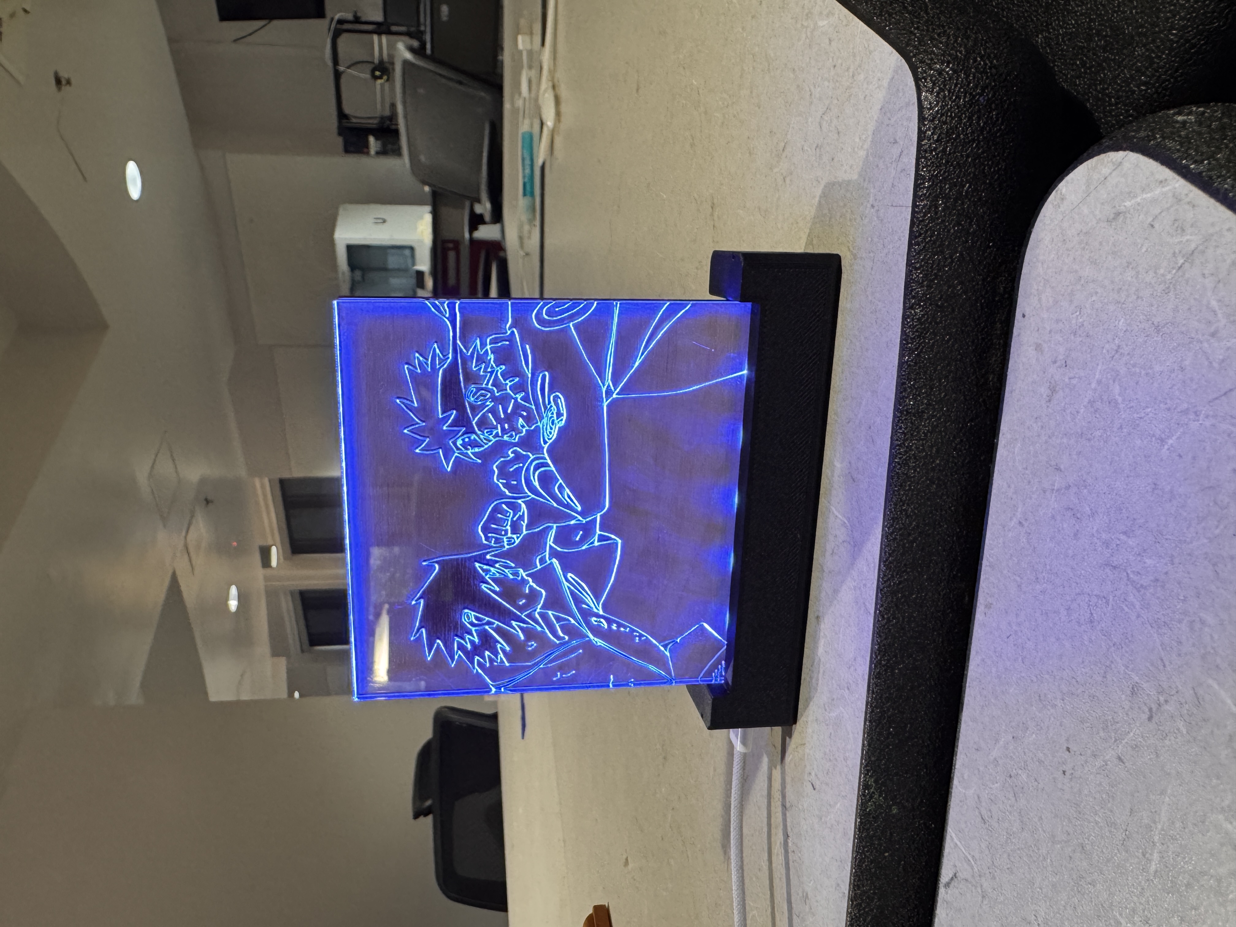 Different acrylic and wood